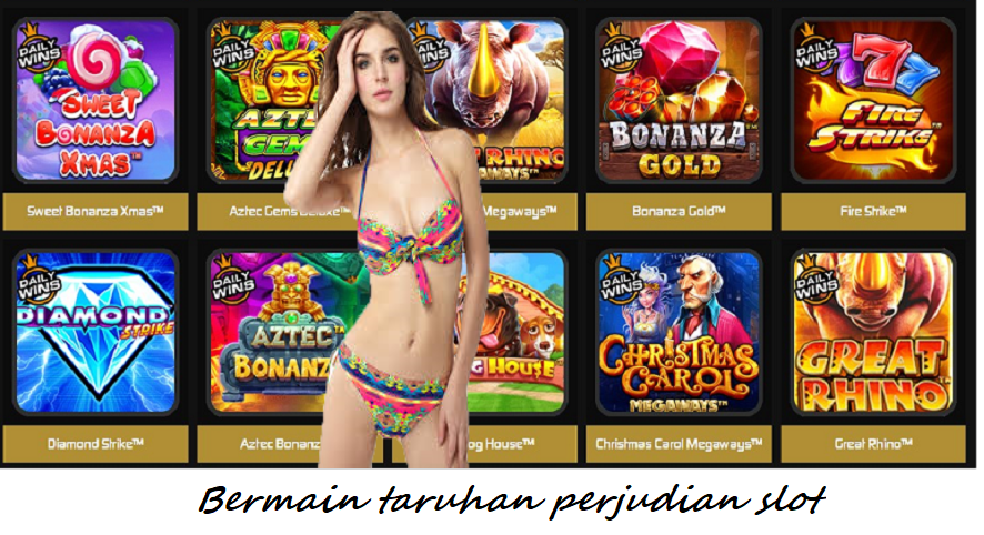 Bermain taruhan perjudian slot